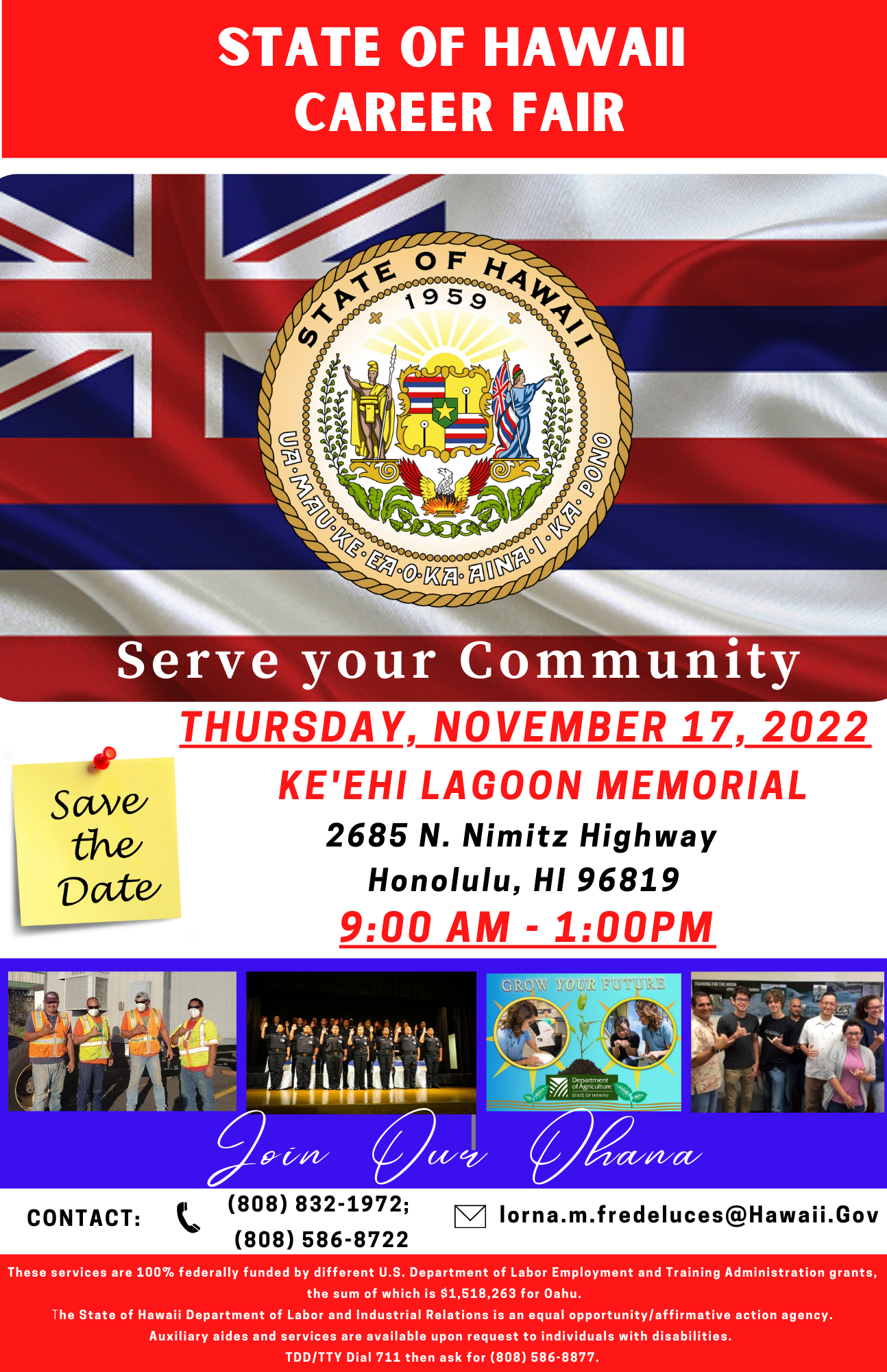 Career Fair State of Hawaii Department of Labor and Industrial Relations